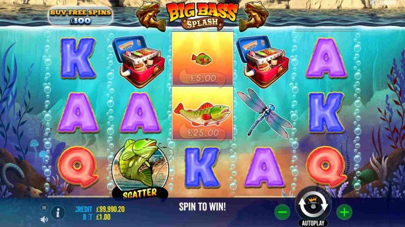 Ein großartiger Fang bei Big Bass Splash - Slot Spiel für Casino Spieler in.